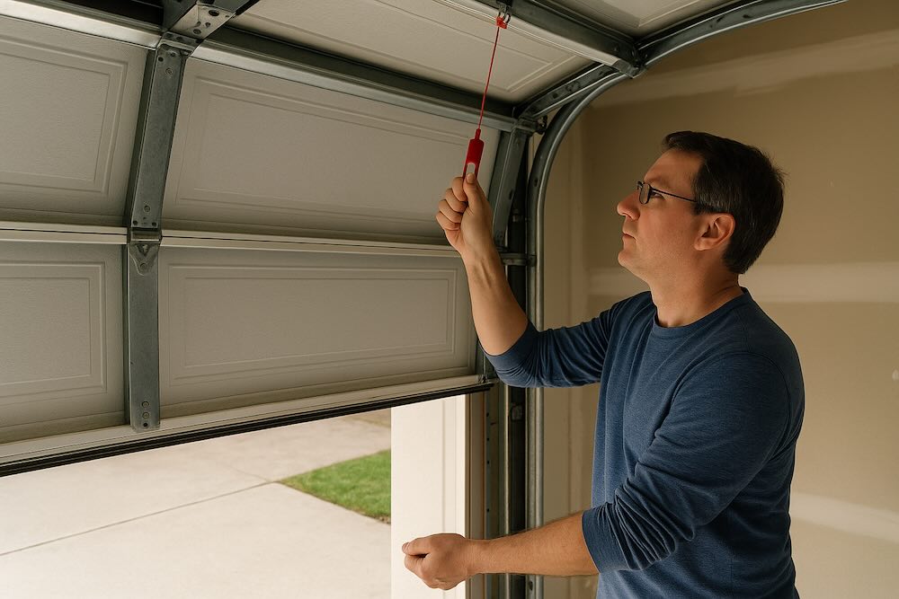 How to Open a Garage Door Manually After a Power Outage